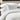 Dolphy Linen 250TC satin stripe white pillowcase