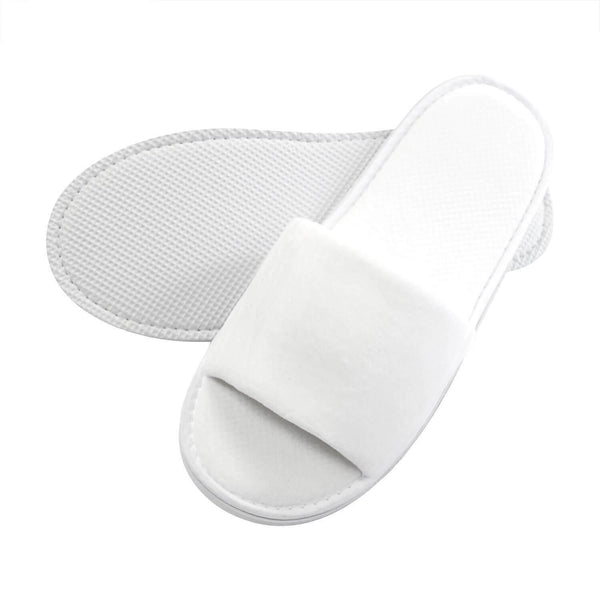 Guest Slipper - Velvet - Open Toe