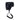 Wall Mounted Hair Dryer in Black 1200W