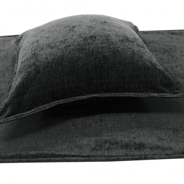 Parker Bed Runners & Cushions - Charcoal