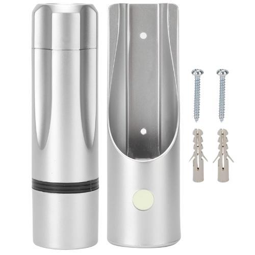 Wall Mounted Hotel Emergency Torch - Silver