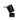 Dolphy Round Black Leatherette Hotel Room Bin