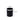Dolphy Round Black Leatherette Hotel Room Bin