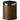 Dolphy Round Brown Leatherette Hotel Room Bin