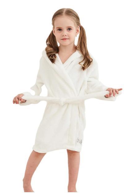 Luxurious Coral Fleece Kids Bathrobes