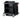 Doorless Black Housekeeping Cart