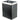 10L Black Stainless Steel Dustbin – Rectangular Open Top Waste Bin