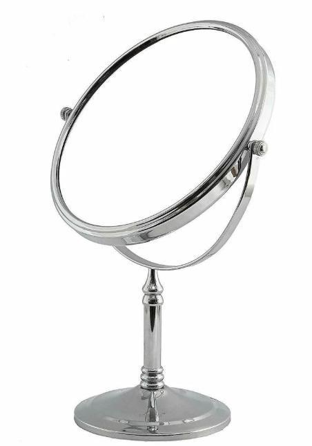 5X & 1X Tabletop Magnifying Mirror - Chrome