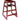 Chef Inox High Chair, Wood, Mahogany