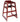 Chef Inox High Chair, Wood, Mahogany