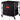 Jiwins Collapsible Laundry Cart, 300L Vinyl Bag, PP, Black