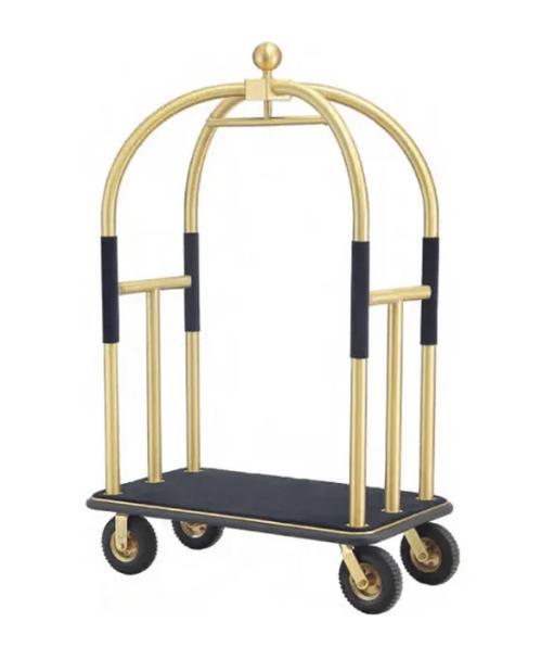 Luggage Trolley Heavy Duty Gold and Black
