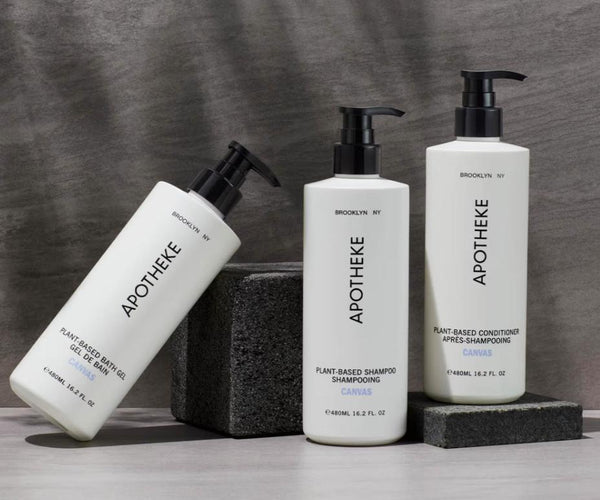 Apotheke Canvas Body Lotion Hand Pump