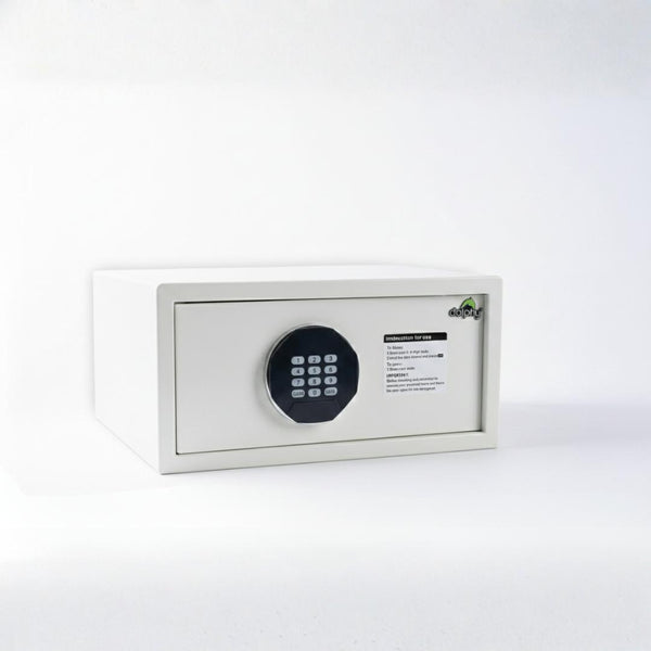Deluxe Digital Hotel Safe – Commercial Grade (White)