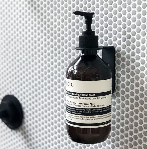 Black Double Soap Dispenser Bracket | Wall Mounted Holder for Hotels & Bathrooms (Copy)
