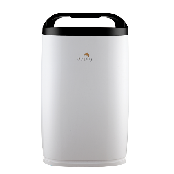 Air purifier in white with HEPA filter, 65W tower unit