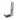 Satin stainless steel coat hook, screw fix with 44mm projection