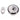 Retractable stainless steel clothes line, round wall-mounted housing in silver