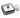 Retractable stainless steel clothes line, square wall-mounted housing in silver