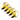 Black and yellow zebra line floor marking tape, pack of five rolls