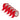 Red floor marking tape, pack of five rolls