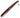 Shoe horn in brown natural wood with leather thong