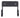 Wall mounted ironing board hanger in black PBT plastic