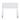 Wall mounted ironing board hanger in white PBT plastic