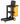 Commercial janitorial cleaning cart in black with shelves, tool holders and collection bag