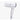 Foldable hair dryer in white, 1875W with folding handle