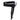 Foldable hair dryer in black, 1875W with folding handle