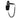 Professional hair dryer in black, 1800W with AC motor