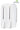 CLASSIC dual soap and shampoo dispenser in white, twin 300ml chambers wall mounted