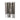 Transparent polycarbonate soap dispensers, two 200ml units wall mounted side by side