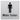 Male Toilet braille sign in silver and black, wall mounted