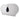 Twin jumbo toilet roll dispenser in white ABS, lockable wall unit