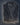 A folded charcoal bathrobe filling the frame on a deep navy ground, for The All Hallows' Suite collection