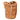 Dolphy Linen ripstop polyester drawstring laundry bag in brown