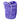 Dolphy Linen ripstop polyester drawstring laundry bag in purple