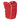Dolphy Linen ripstop polyester drawstring laundry bag in red