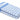Dolphy Linen blue check cotton tea towels, folded