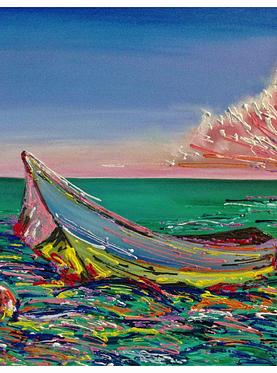 Artwork By S Thomas - Boats on the Water