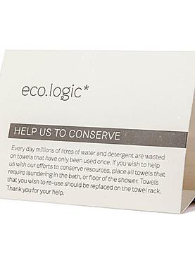 Eco.logic Tent Card