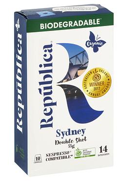 Republica Biodegradable Coffee Pods - Sydney