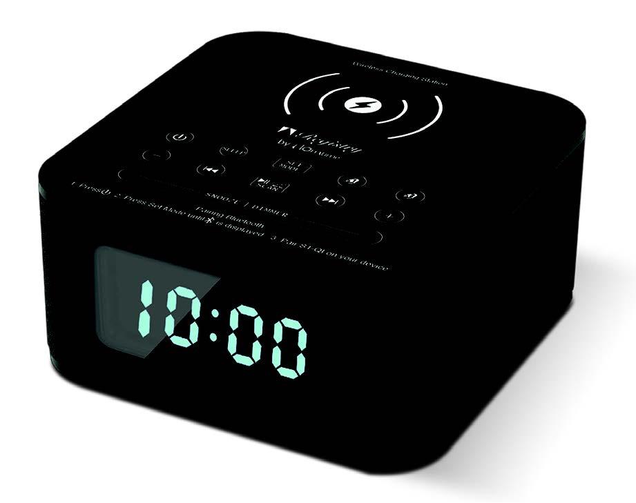 Часы через bluetooth. Gembird Digital Alarm Clock with Qi Charging упаковка. Минидинами блютус часы будильник j61. Digital Alarm Clock Radio Bluetooth Speaker Wireless Charger. Радиобудильник с блютуз Philips.