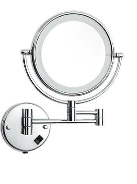 Wall mounted hotel mirror with LED light
