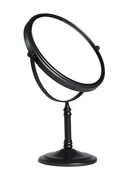 5X Magnifying Tabletop Mirror in Black
