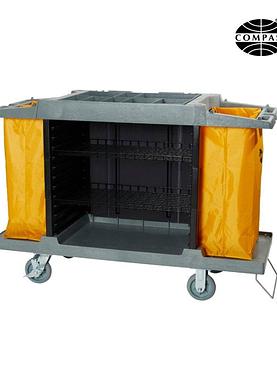 Compact Open Front Housekeeping Trolley